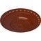 Ekena Millwork Lyon Ceiling Medallion (Fits Canopies up to 3 5/8"), Hand-Painted Firebrick, 23 1/2"OD x 3 1/4"P CM23LYFIF - alternate 4